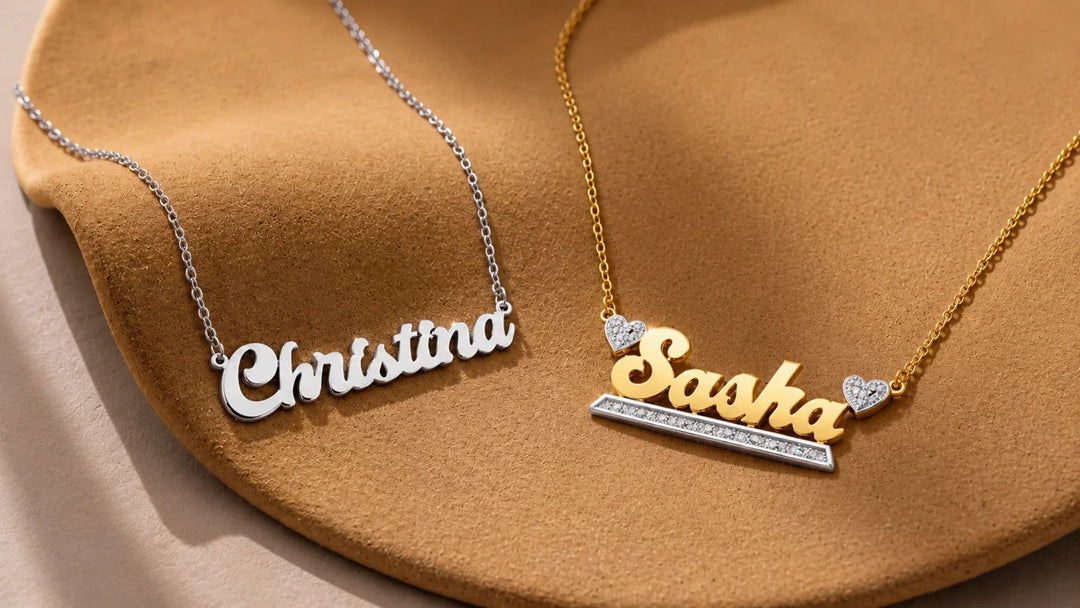 Silver vs Gold Name Plate Necklaces: Which One Should You Choose?