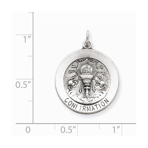 Sterling Silver Confirmation Medal