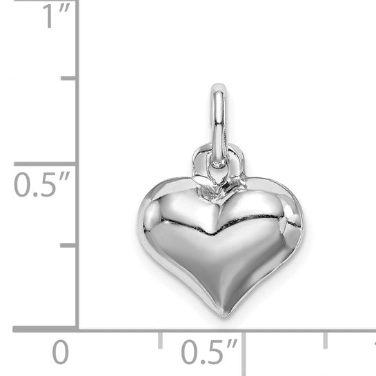 Sterling Silver Heart Charm Pendant