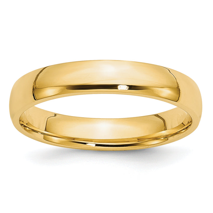 14K Yellow Gold 4mm Comfort Fit Wedding Band