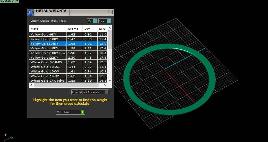 CAD model of the 14 karat white gold top bezel cast separately to frame the yellow gold base of the custom pendant