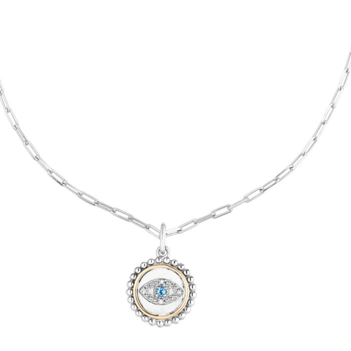 Sterling Silver Evil Eye Necklace