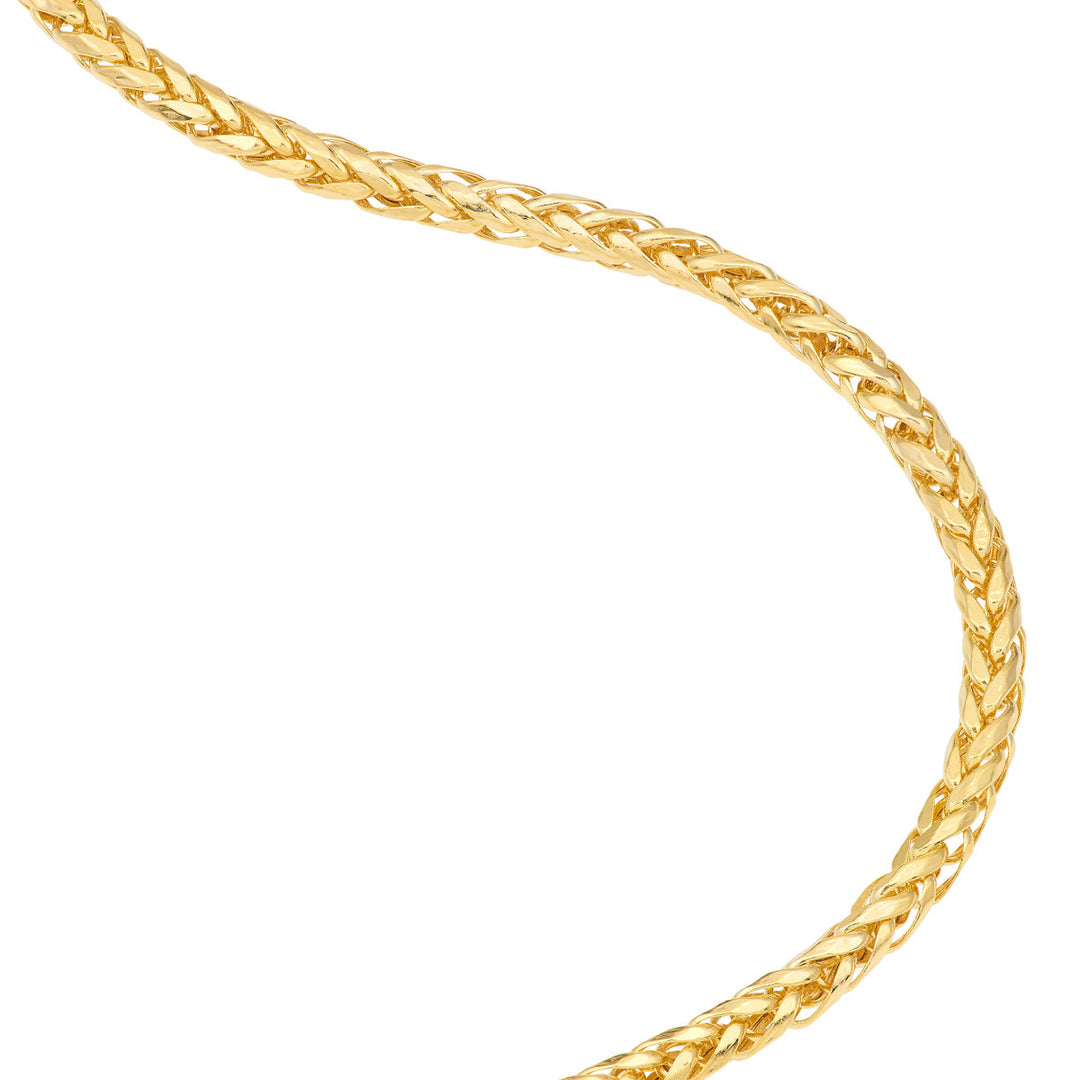 Ladies 14 Karat Yellow Gold Spiga Bracelet