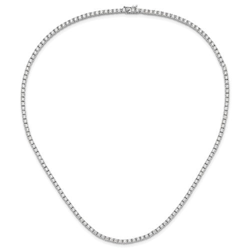 Sterling Silver Tennis Necklace