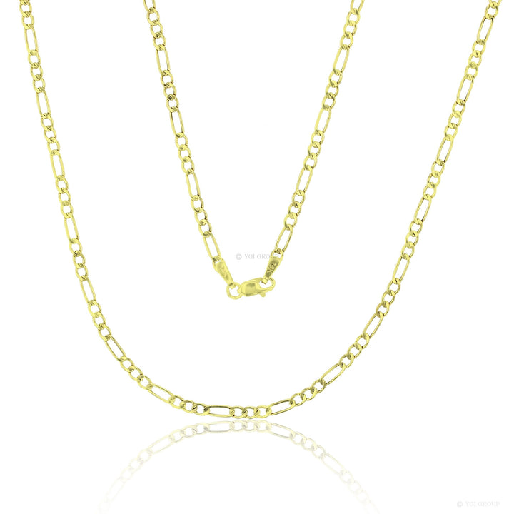 14 Karat Yellow Gold 2.5mm Figaro Link 16 inch Chain