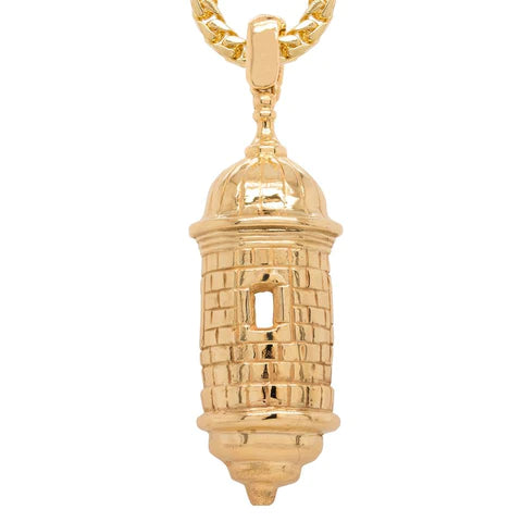 Castillo San Felipe Pendant, 14K Yellow Gold
