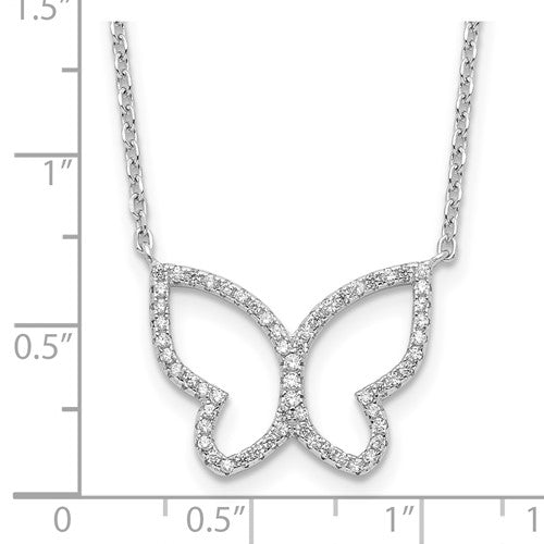 Sterling Silver Butterfly Necklace