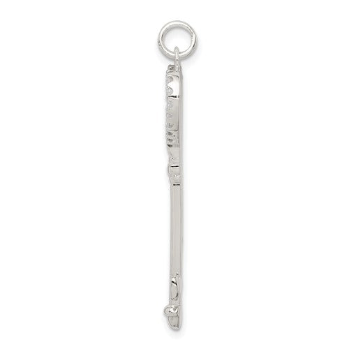 Sterling Silver Key Charm Pendant