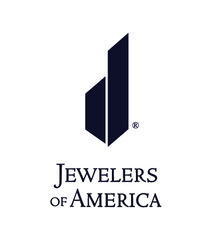 Logo of Jewelers of America on a white background