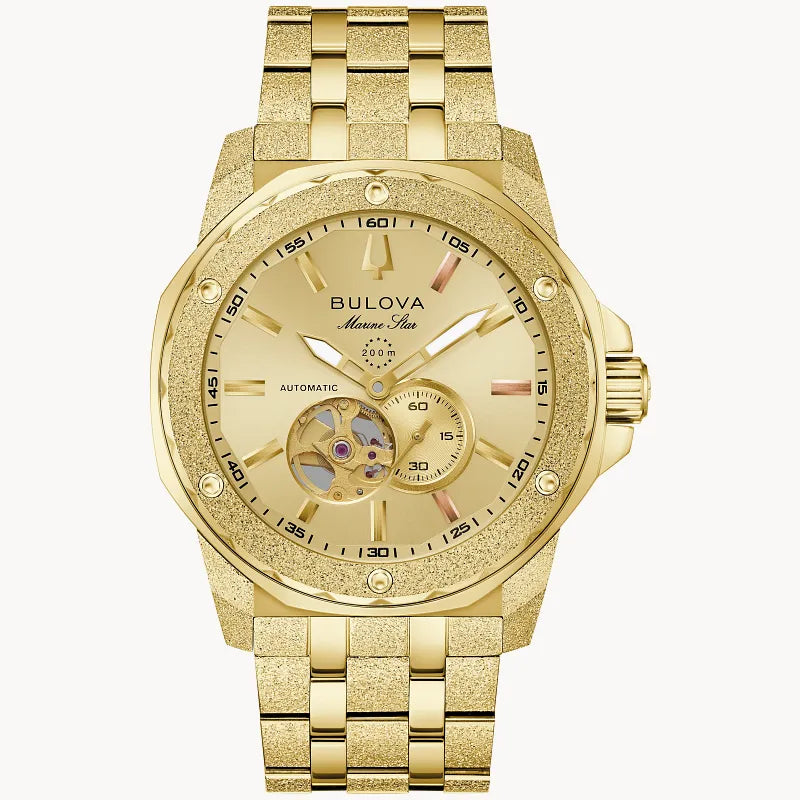 Bulova Marine Star watch 97A200 — front view