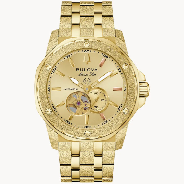 Bulova Marine Star watch 97A200 — front view