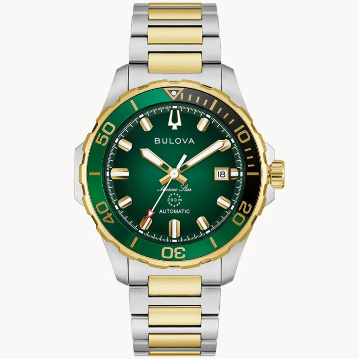 Bulova Marine Star watch 98B467 — front view