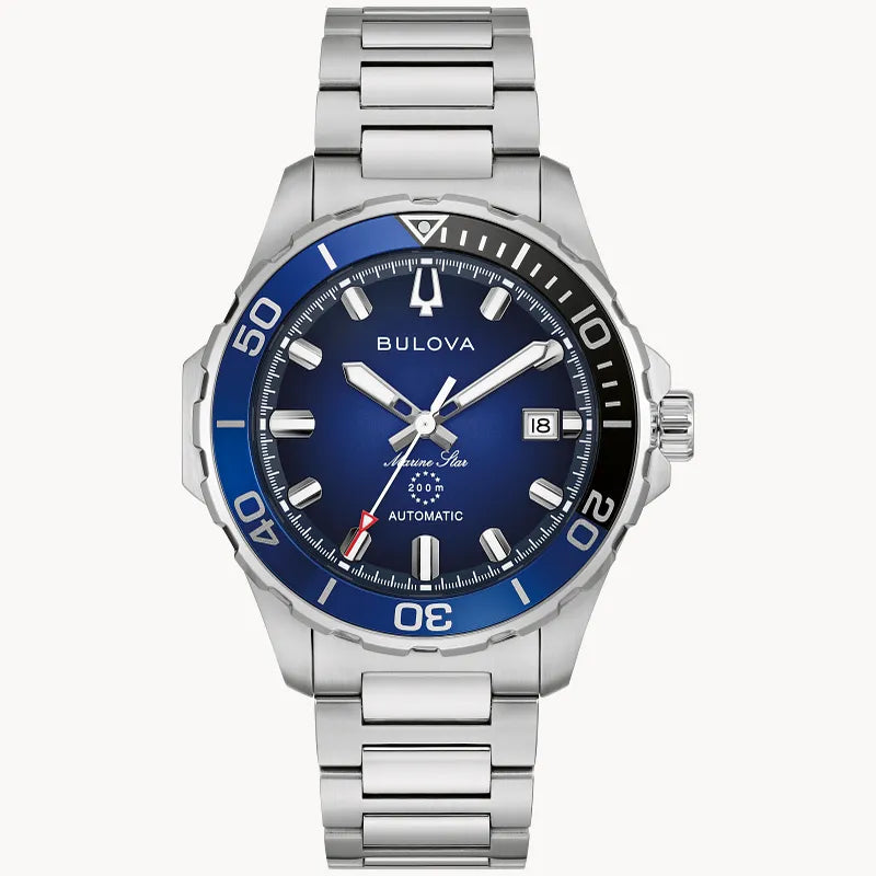 Bulova Marine Star watch 98B466 — front view