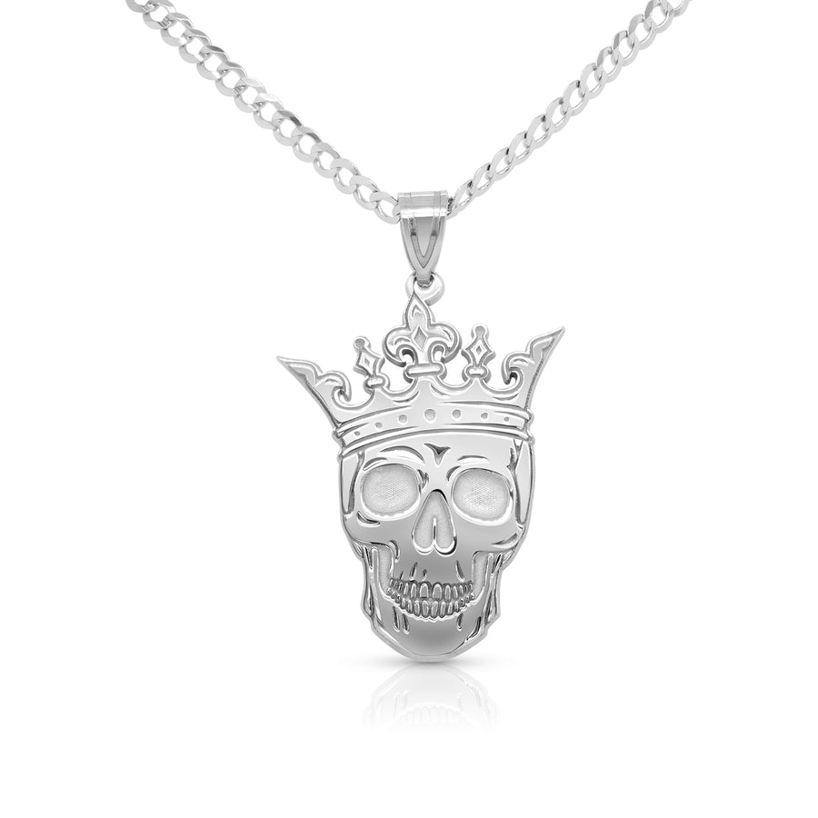 Skull Pendant, Sterling Silver
