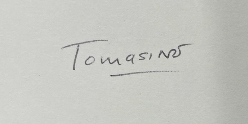 An image showing a signature used for the engraving sample