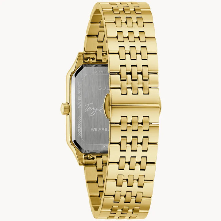 Bulova We Are All Here watch 97B236 — angled view