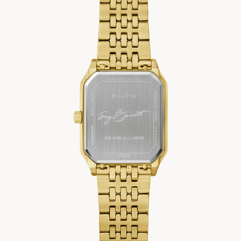 Bulova We Are All Here watch 97B236 — case back