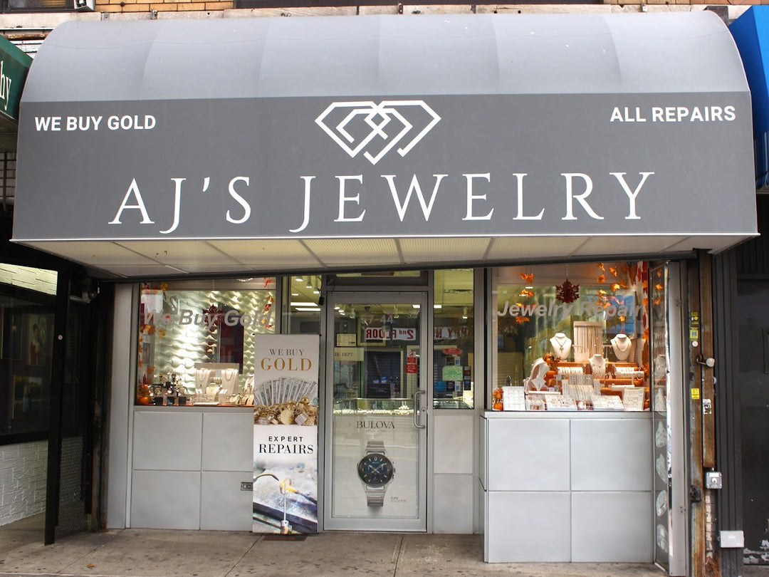 An image of the Store Front of AJ's Jewelry on Myrtle Avenue
