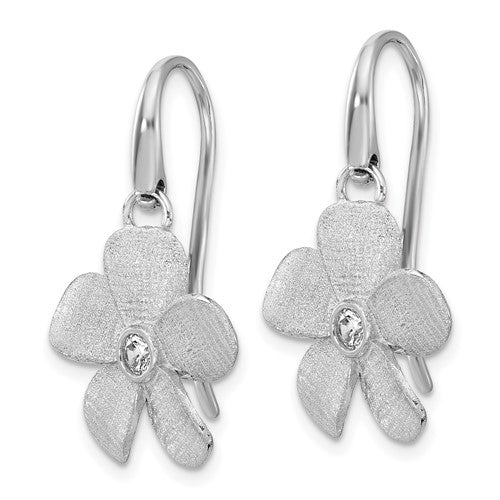 Sterling Silver Flower Earrings