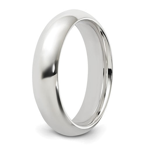 Lady's Sterling Silver Plain Wedding Band