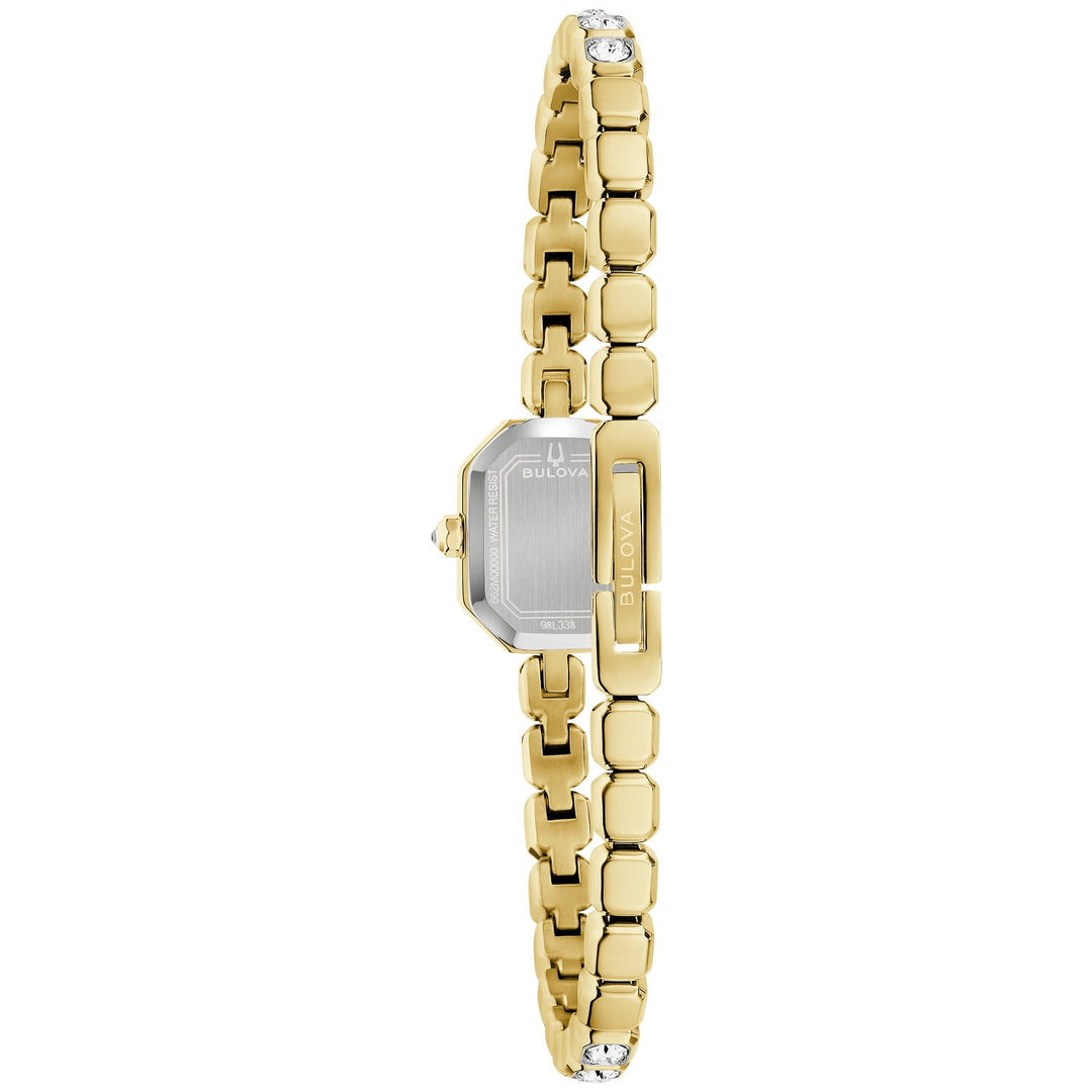 Case back of the Bulova Crystal Box Set women's watch, 98X143