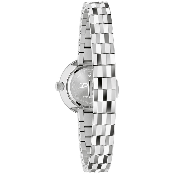 Case back of the Bulova Disco women's watch, 96L363