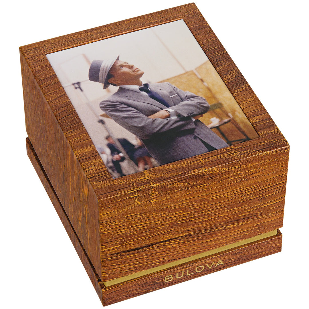 Bulova Frank Sinatra Automatic men's watch 97B243 in its Bulova presentation box