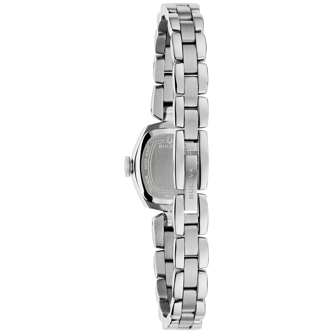 Case back of the Bulova Goddess of Time Jackie women's watch, 96L361