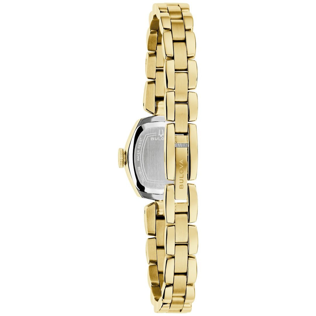 Case back of the Bulova Goddess of Time Jackie women's watch, 97L201
