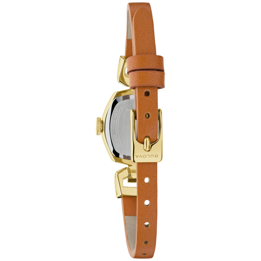 Case back of the Bulova Goddess of Time Jackie women's watch, 97L202