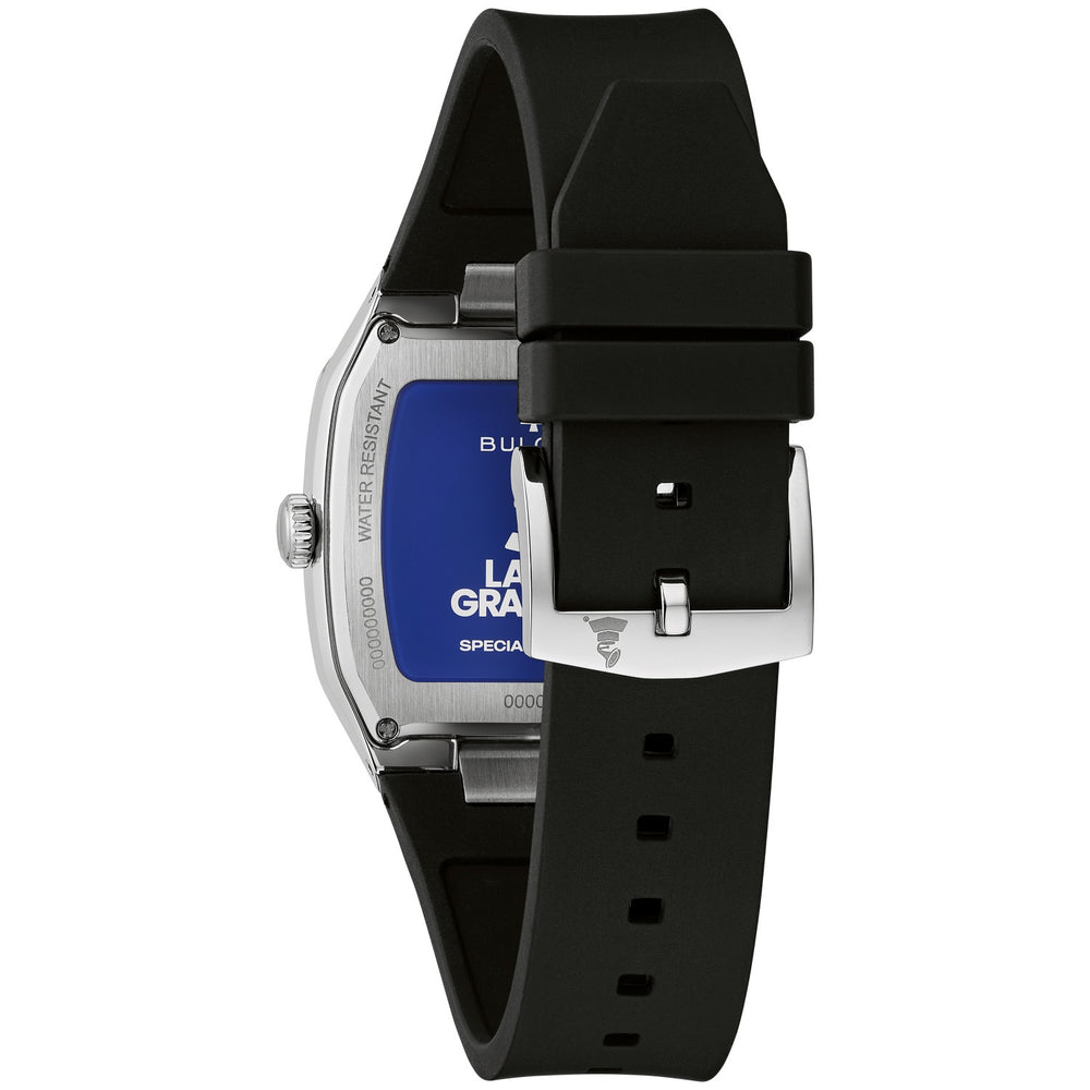 Case back of the Bulova Latin GRAMMY Millennia men's watch, 96A335