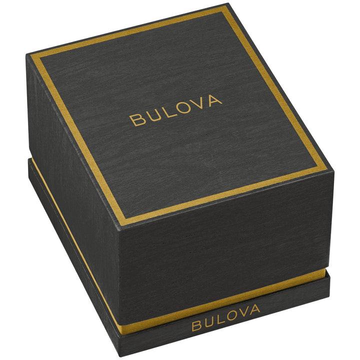 Bulova Maquina men's watch 98A341 in its Bulova presentation box