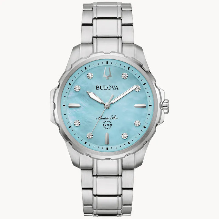 Bulova Women's Marine Star Dress Watch 96P248 — front view