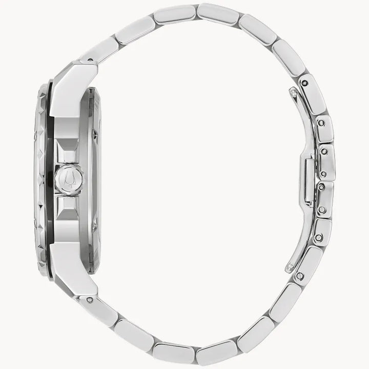 Bulova Marine Star 98D184 watch — side profile