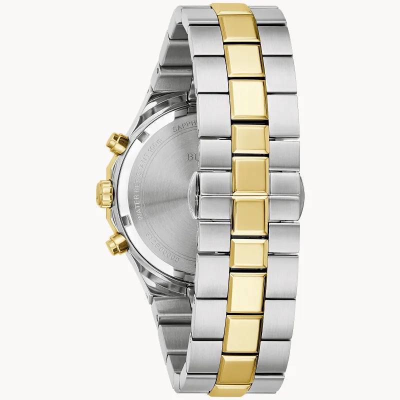 Bulova Men's Prestige Chronograph Watch 98B450 — angled view