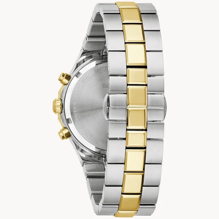 Bulova Men's Prestige Chronograph Watch 98B450 — angled view