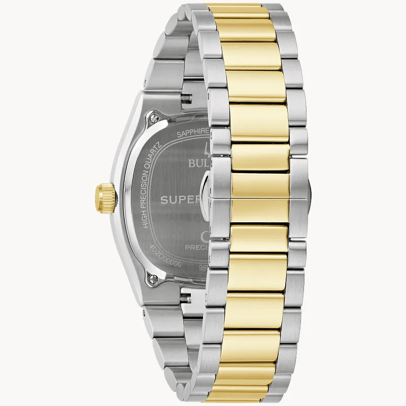 Bulova Men's Super Seville Dress Watch 98B458 — angled view