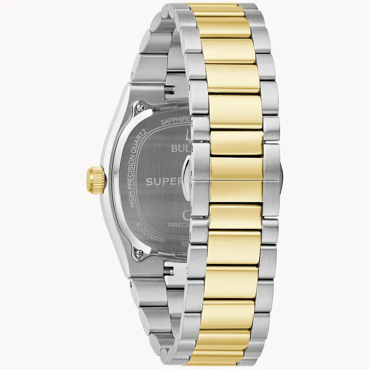 Bulova Men's Super Seville Dress Watch 98B458 — angled view