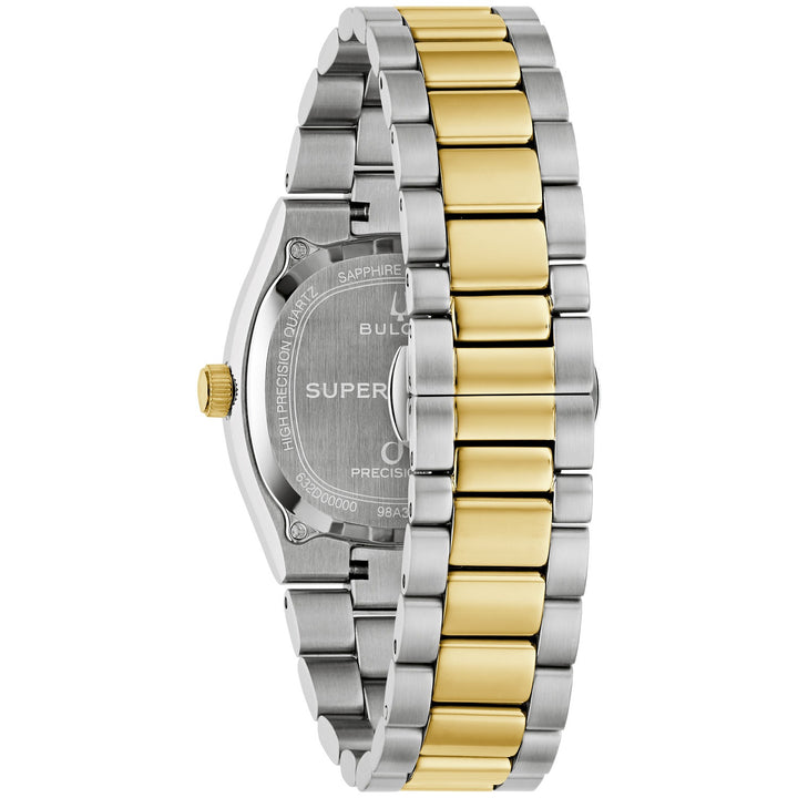 Case back of the Bulova Super Seville Jade men's watch, 98A336