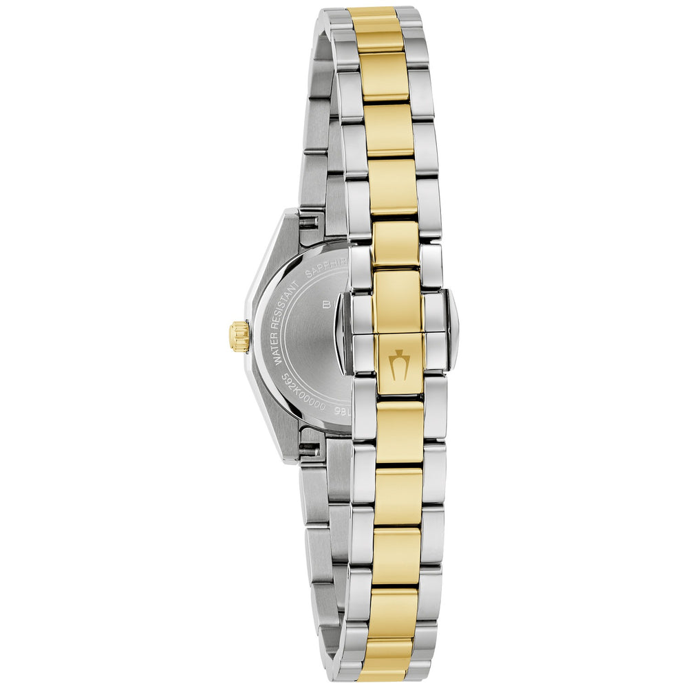 Case back of the Bulova Surveyor women's watch, 98L329