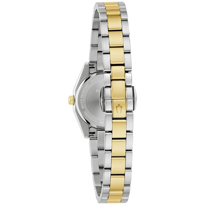 Case back of the Bulova Surveyor women's watch, 98L329