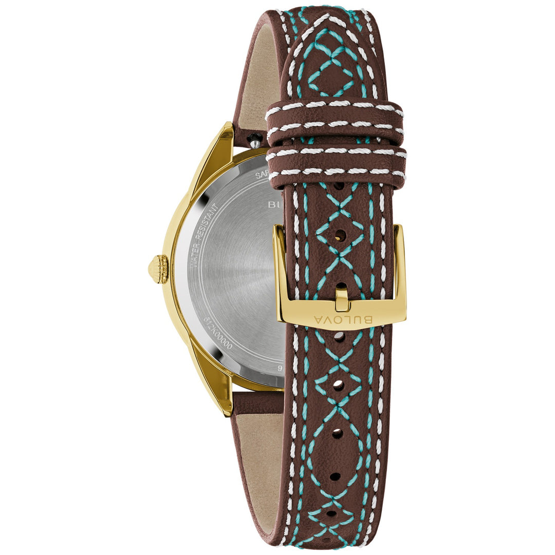 Case back of the Bulova Sutton women's watch, 97L203