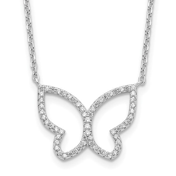 Sterling Silver Butterfly Necklace