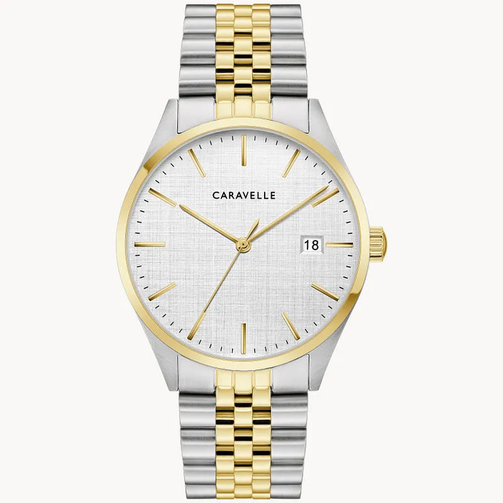 Caravelle Men's Classic Dress Watch 45B163 — front view