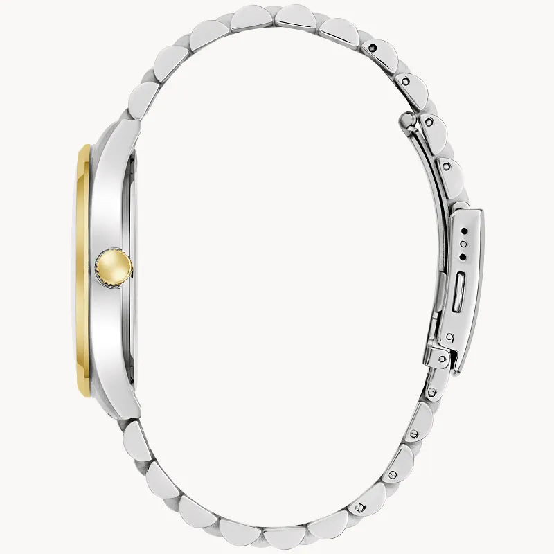 Caravelle Men's Classic Dress Watch 45B163 — side profile