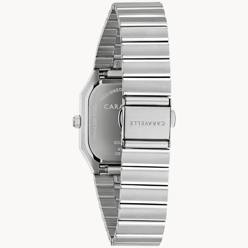 Caravelle Men's Vintage Dress Dress Watch 43B176 — angled view