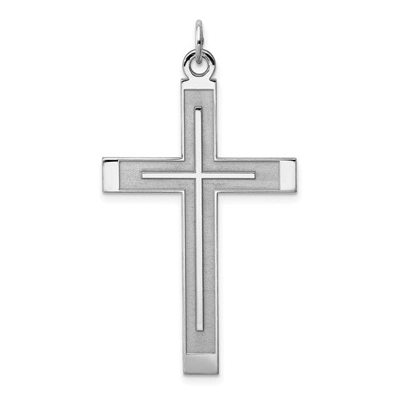 Sterling Silver Cross Charm Pendant