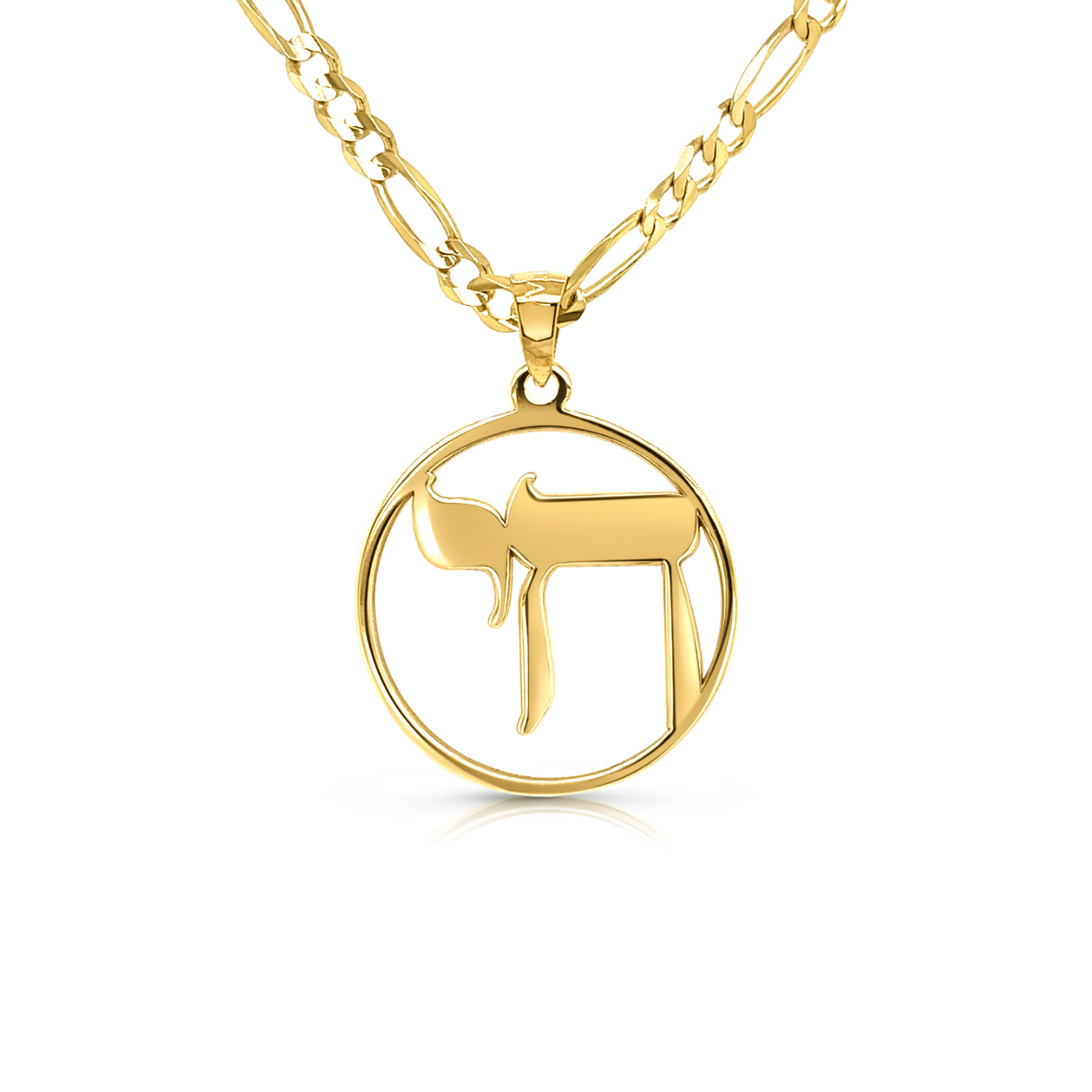 14 karat yellow gold Chai pendant custom restoration mobile banner — AJ's Jewelry Ridgewood Queens NY
