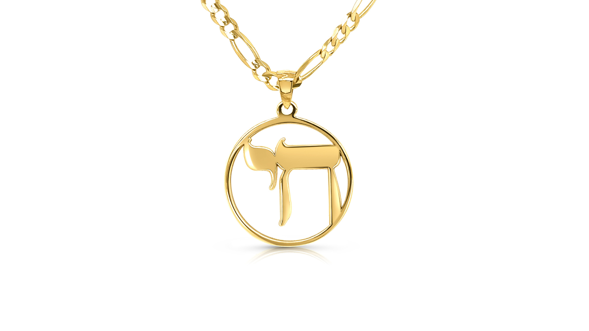 14 karat yellow gold Chai pendant custom restoration banner — AJ's Jewelry Ridgewood Queens NY