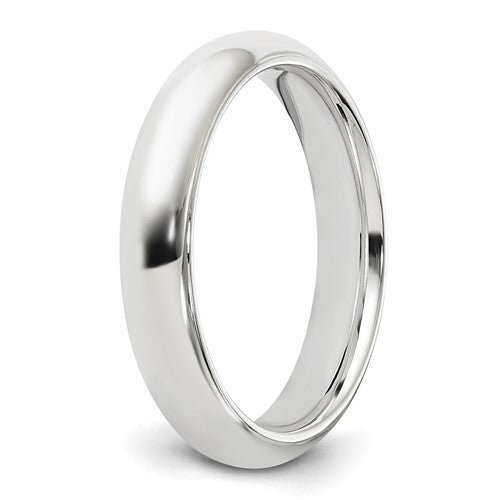 Men's Sterling Silver Plain Wedding Band